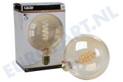 Calex  1001001000 Calex LED Volglas Flex Filament Globelamp geschikt voor o.a. E27 Goud Dimbaar 4W G125