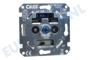 Calex  176372 Calex RC Inbouwdimmer 230V 3-70 Watt geschikt voor o.a. Dimbare LED, halogeen en gloeilampen
