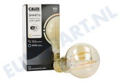 Calex  429116 Smart LED Filament Rustic Gold Standaardlamp E27 Dimbaar geschikt voor o.a. 220-240V, 7W, 806lm, 1800-3000K