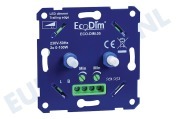 Ecodim ECO-DIM.05 LED Duo  Dimmer Fase Afsnijding geschikt voor o.a. 2x 0-1000W, 230V, druk/draaischakelaar