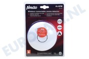 Alecto  SA41 SA-41 Draadloos Koppelbare Rookmelder geschikt voor o.a. Inclusief batterijen