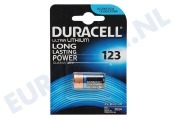 Duracell  DL123A CR123A Foto batterij geschikt voor o.a. Lithium Pil 123A