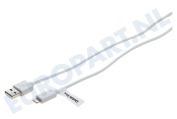 Duracell USB5022W USB kabel Apple 8-pin Lightning connector 200cm Wit geschikt voor o.a. Universeel Apple 8-pin Lightning connector