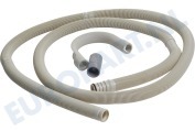Philips/Whirlpool 481253028737 Wasmachine Slang Afvoer 220cm compleet geschikt voor o.a. GSF3166, WA8390, ADG9340