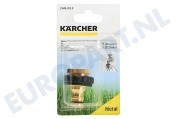 Karcher  26450130 2.645-013.0 Messing Kraanstuk G3/4 met G1/2 Reduceerstuk geschikt voor o.a. G3/4