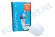Ledvance  4058075208469 Smart+ Standaardlamp E27 Dimbaar Multicolor geschikt voor o.a. E27 10W 800lm Multicolor