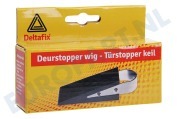 Deltafix  81261 Deurstopper rubber wig geschikt voor o.a. Zware kwaliteit tegen verschuiven