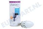 Pharox 101319  Ledlamp LED Kaarslamp 200 geschikt voor o.a. 230V 5W E14 2700K 210lm