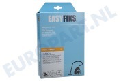 Easyfiks 461407 Stofzuiger Stofzuigerzak Micro Fleece 8 stuks Nw Stijl geschikt voor o.a. VS 52-58-Optima-