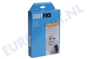 Easyfiks 461407 Stofzuiger Stofzuigerzak S Type D,E,F,G,H geschikt voor o.a. VS 52-58-Optima-Micro Fle