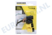 Karcher Stoomreiniger 28632640 2.863-264.0 Ronde Borstels, set van 4 geschikt voor o.a. SC1, SC2, SC3. SC4, SC5
