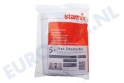 Starmix 434827 Stofzuiger Stofzuigerzak AS + GS systemen 20 liter micro fleece geschikt voor o.a. FBV20