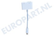Spez SM2812  Verloopkabel Lightning male naar HDMI female geschikt voor o.a. Apple Lightning