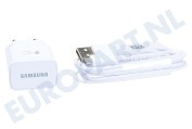 Samsung EP-TA20EWEUGWW EP-TA12 Samsung Micro USB  Oplader 1,5m Wit geschikt voor o.a. Wit, 2.0 A