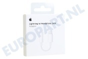 Apple  AP10114 MMX62ZM/A Apple Lightning to Headphone Jack geschikt voor o.a. Audiokabel of hoofdtelefoon