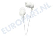 JVC HAFX10WEF HA-FX10-W-E In Ear  Hoofdtelefoon Wit geschikt voor o.a. Wit met 1,2 meter snoer