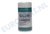 Ewent EW5612  Schoonmaakdoekjes Hersluitbare doseerbus geschikt voor o.a. Beeldscherm en andere oppervlakken