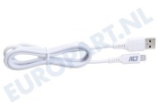 ACT  AC3011 USB naar Lightning kabel, 1m geschikt voor o.a. Apple 8-pin Lightning connector