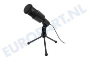 Ewent EW3552 Multimedia microfoon met noise cancelling geschikt voor o.a. Spraakopnames, videogesprekken