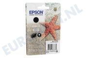 Epson  EPST03U140 Epson 603 Zwart geschikt voor o.a. XP2100, XP2105, XP3100, WF2810DWF