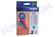 Brother BROI223C LC-223C Brother printer Inktcartridge LC-223 Cyan geschikt voor o.a. DCP-J4120DW, MFC-J4420DW, MFC-J4620DW