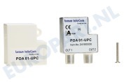 Braun Telecom A160036 POA 1 UPC  Verdeel element Push on IEC splitter geschikt voor o.a. CAI huisinstallatie