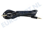 Sennheiser Hoofdtelefoon 552705 Sennheiser NF kabel Zwart 3.5mm met afstandsbediening geschikt voor o.a. Momentum Series