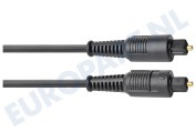 Easyfiks  Optische Kabel Toslink Male - Toslink Male, 5.0 meter geschikt voor o.a. 5.0 Meter, Afgeschermd, Verguld
