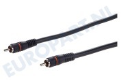 Easyfiks  Digitale Coax Kabel Tulp RCA Male - Male, 2.5 Meter geschikt voor o.a. 2.5 Meter, Afgeschermd