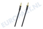Oehlbach  D1C33183 Excellence Stereo-Audio Kabel, 3,5mm Jack, 2 Meter geschikt voor o.a. Vergulde connectoren, 2 meter