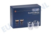Ariete 5513296651 DLSC300 Koffiezetapparaat Kopjes Essential collection geschikt voor o.a. Set van 6 espresso glazen