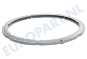 Tefal 980157 SS980155 Pan Afdichtingsrubber Ring deksel snelkookpan geschikt voor o.a. Delicio 4,5L / 6 L