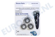NewSPeak  4313042732010 SH50/SH90 Shaver-Parts SH50, SH70, SH90 geschikt voor o.a. 3 types in 1