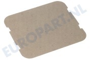 Sharp PCOVPA308WRE1  Micaplaat 13,5 x 12,0 cm geschikt voor o.a. R7E47 R852, R885
