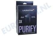 Laurastar  5027800525 Purify Anti Kalkfilter, 3 stuks geschikt voor o.a. S7a, S5a, Go+