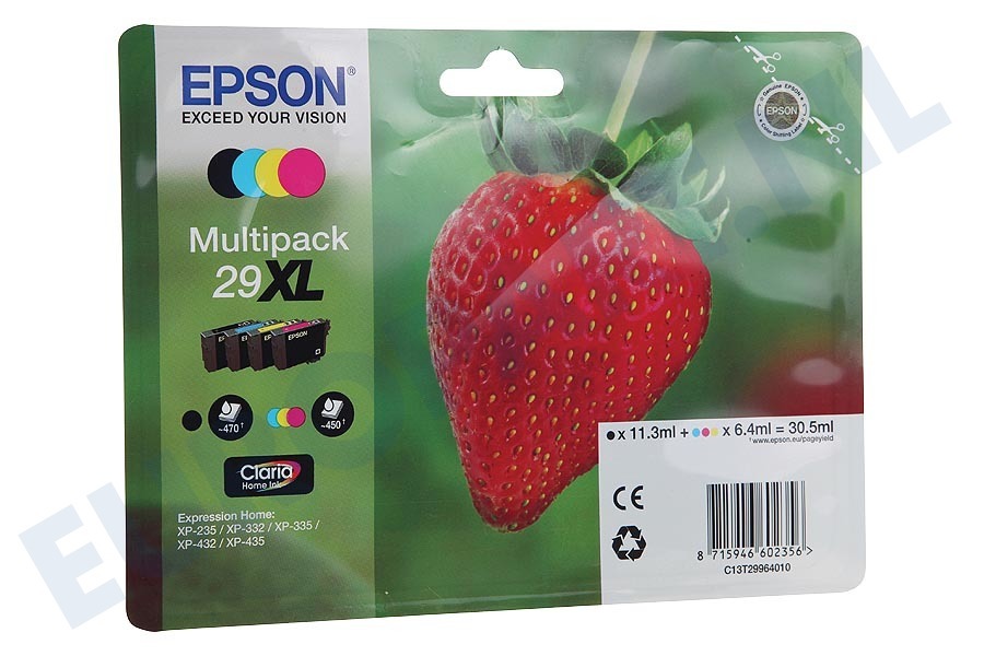 Epson C13t29964010 T2996 Epson 29xl Multipack Epson 7416